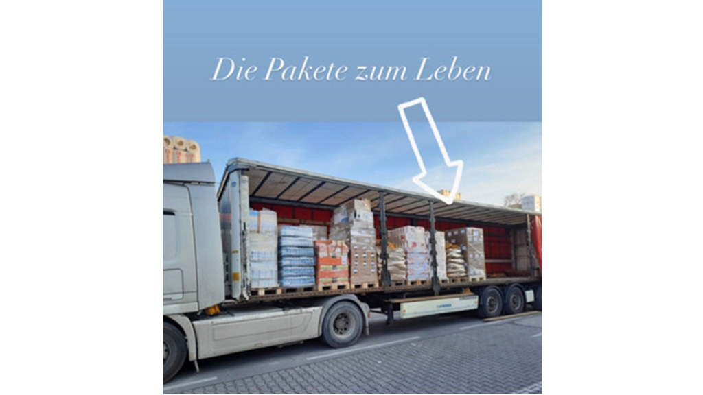 Hilfstransport für die Ukraine